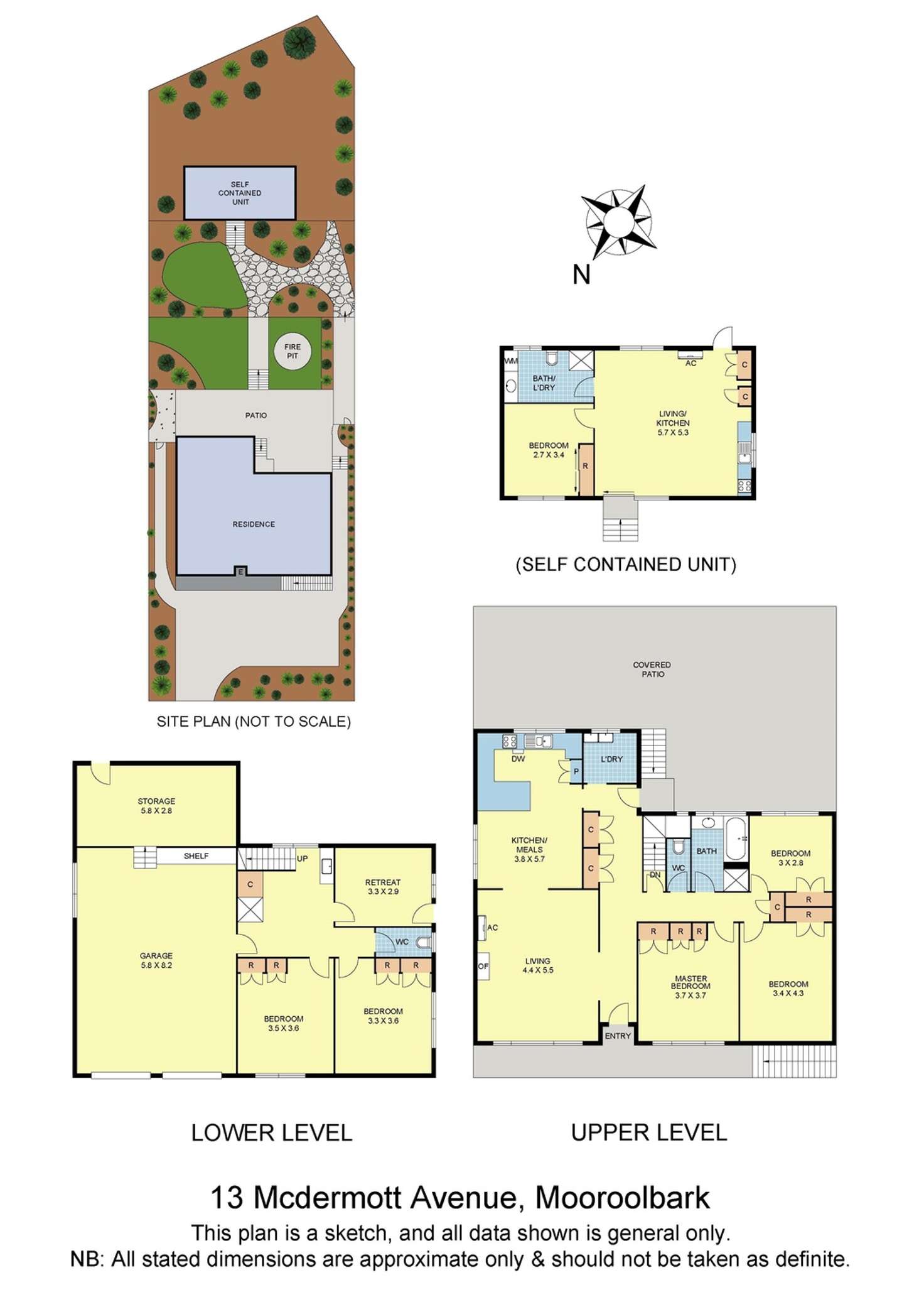 Floorplan of Homely house listing, 13 McDermott Avenue, Mooroolbark VIC 3138