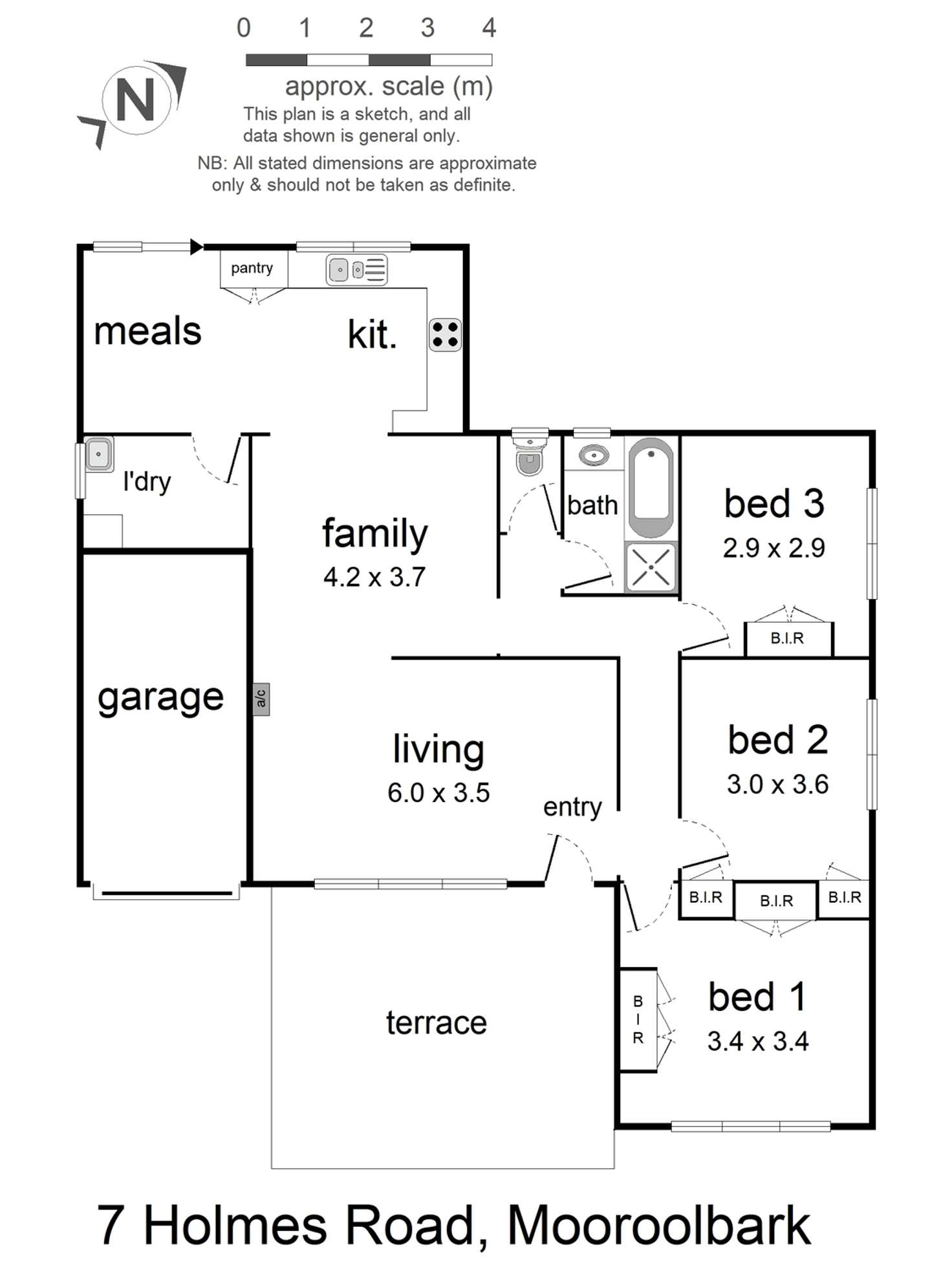 Floorplan of Homely unit listing, 7 Holmes Road, Mooroolbark VIC 3138