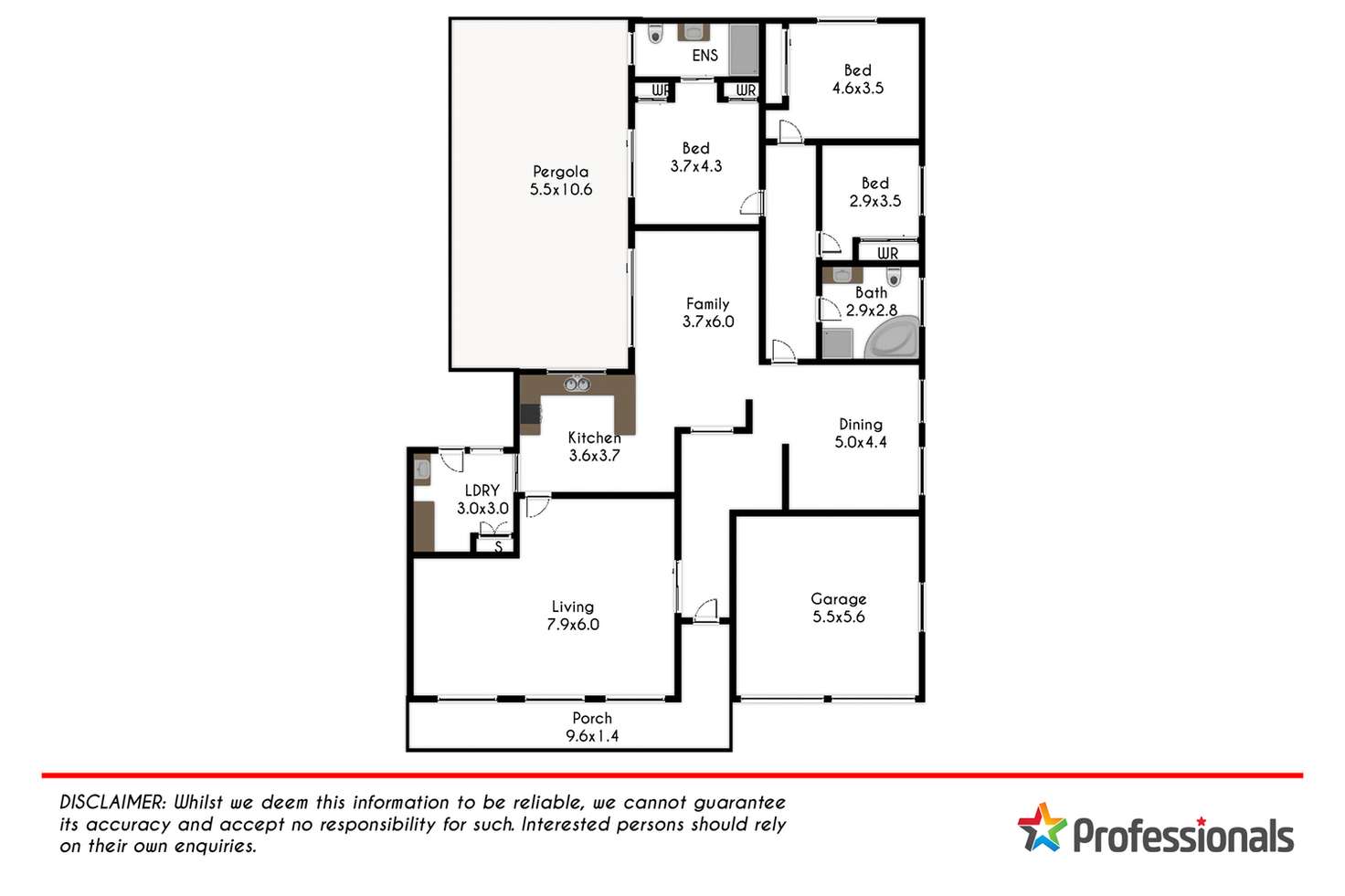 Floorplan of Homely house listing, 14 Bursaria Crescent, Glenmore Park NSW 2745