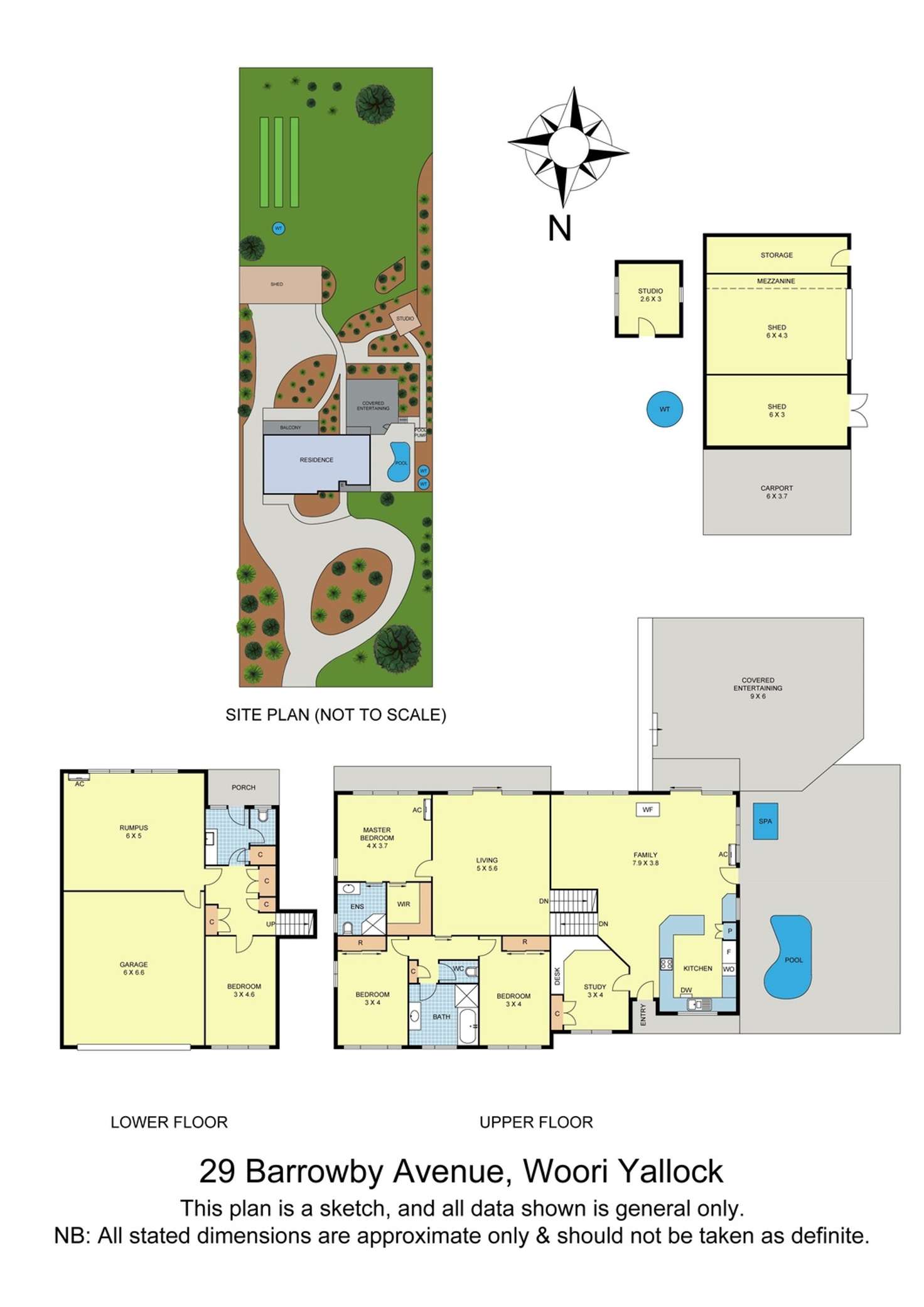 Floorplan of Homely house listing, 29 Barrowby Avenue, Woori Yallock VIC 3139