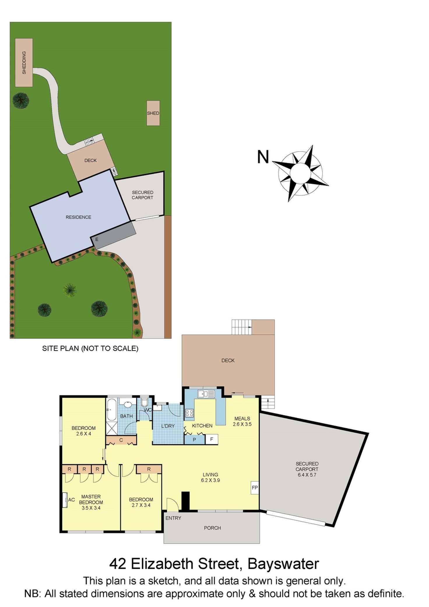 Floorplan of Homely house listing, 42 Elizabeth Street, Bayswater VIC 3153