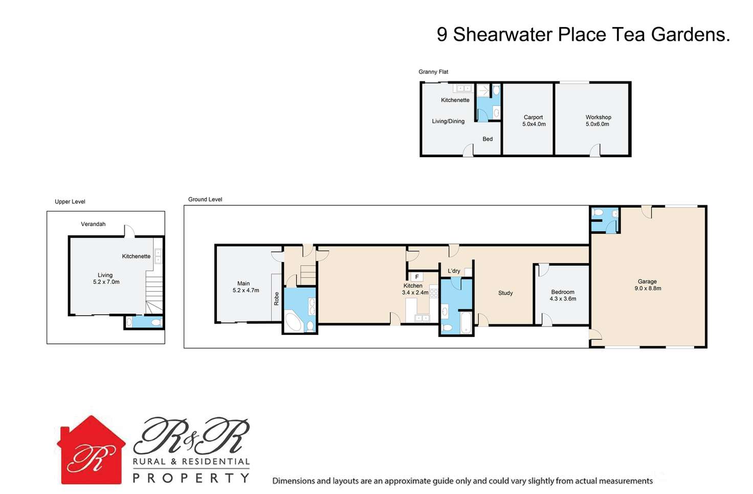 Floorplan of Homely lifestyle listing, 9 Shearwater Place, Tea Gardens NSW 2324