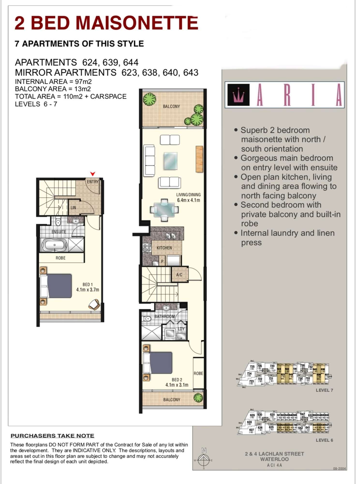 Floorplan of Homely unit listing, 643/4 Lachlan Street, Waterloo NSW 2017