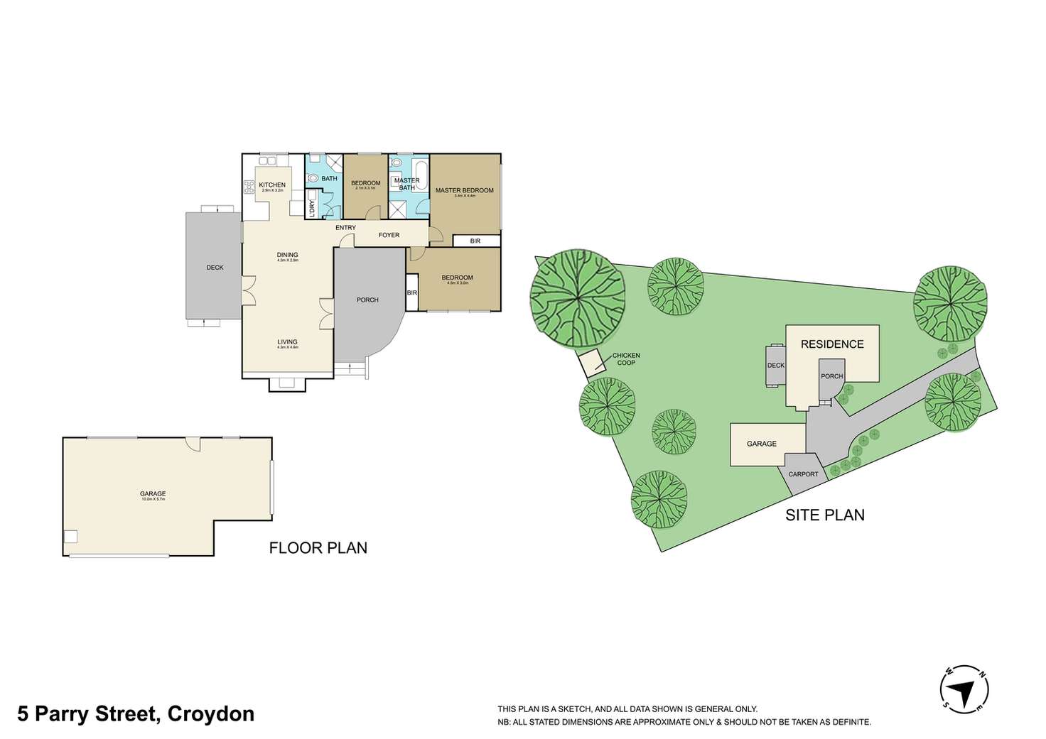 Floorplan of Homely house listing, 5 Parry Street, Croydon VIC 3136