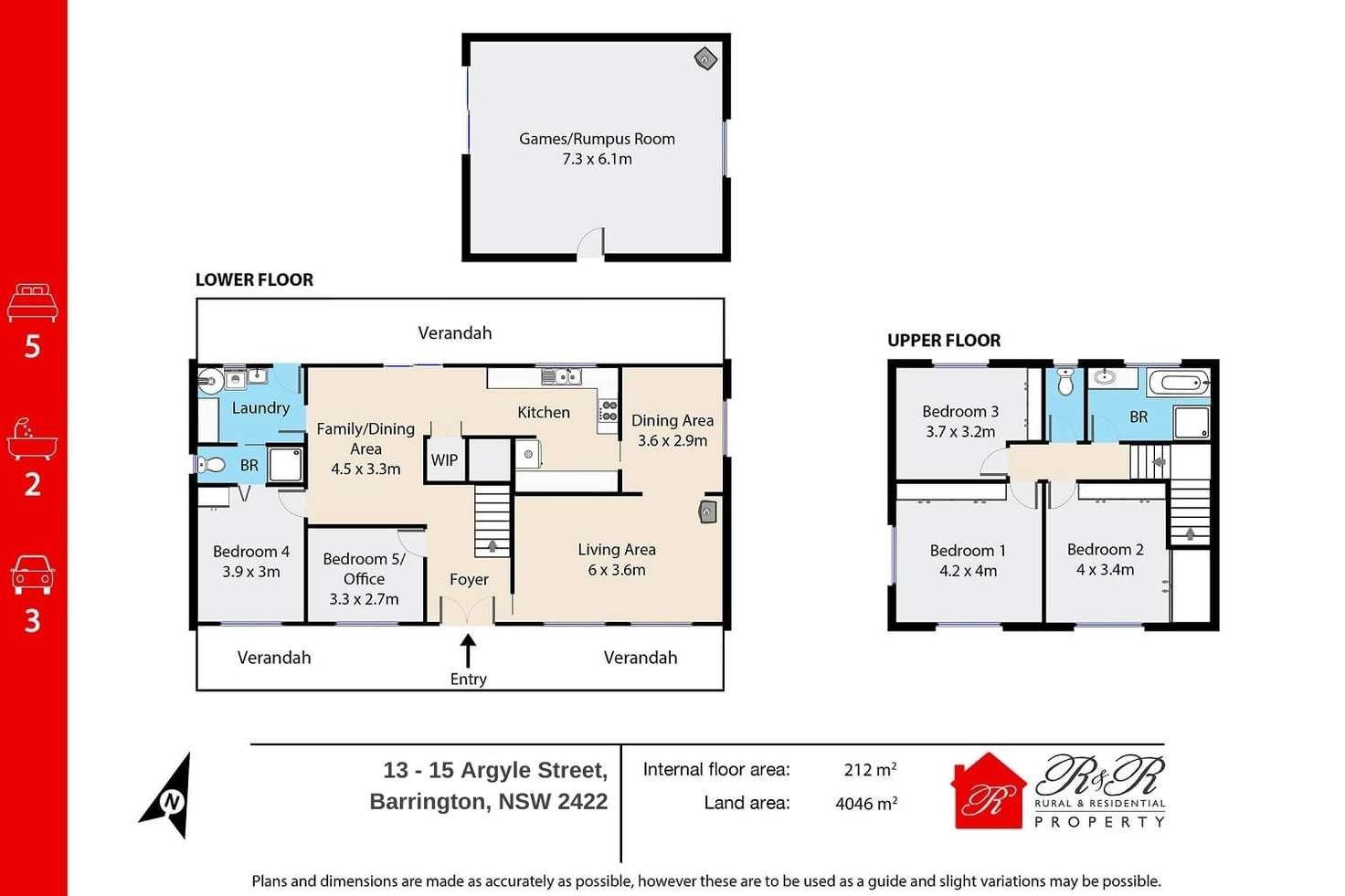 Floorplan of Homely house listing, 13-15 Argyle Street, Gloucester NSW 2422