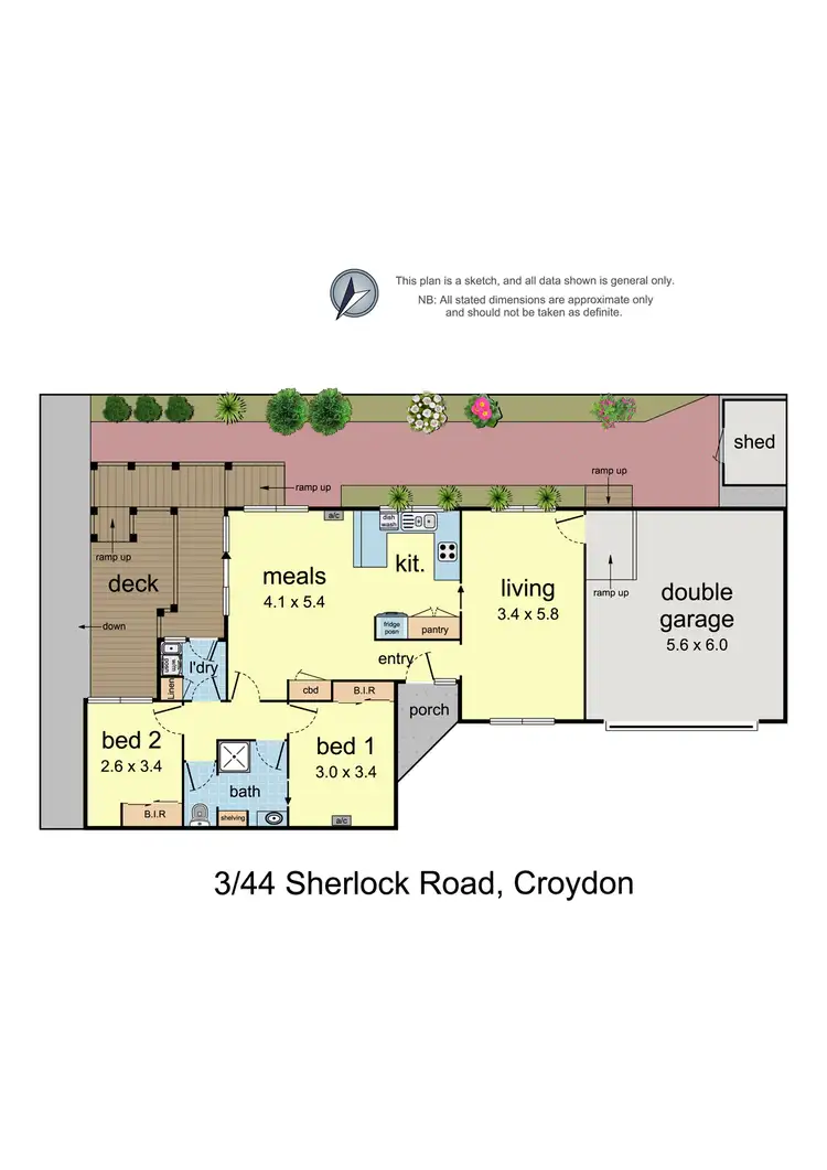 Floorplan of Homely unit listing, 3/44 Sherlock Road, Croydon VIC 3136
