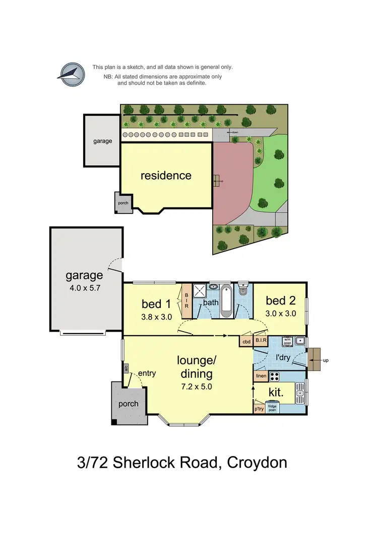 Floorplan of Homely unit listing, 3/72 Sherlock Road, Croydon VIC 3136