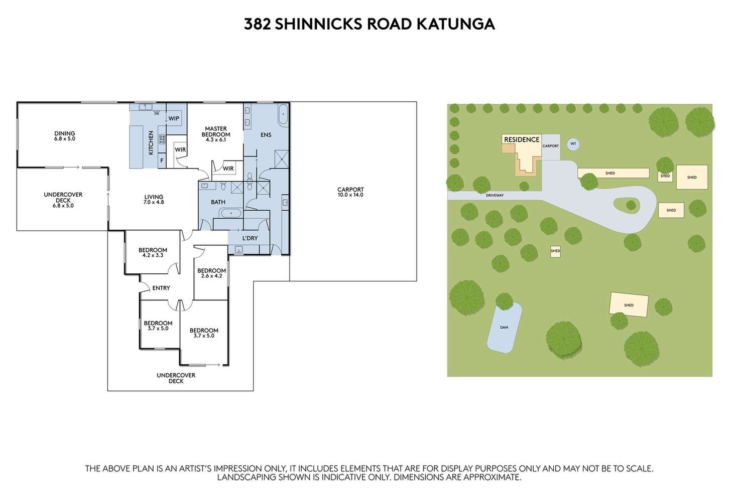 Floorplan of Homely lifestyle listing, 273 Mathers Road, Yalca VIC 3637