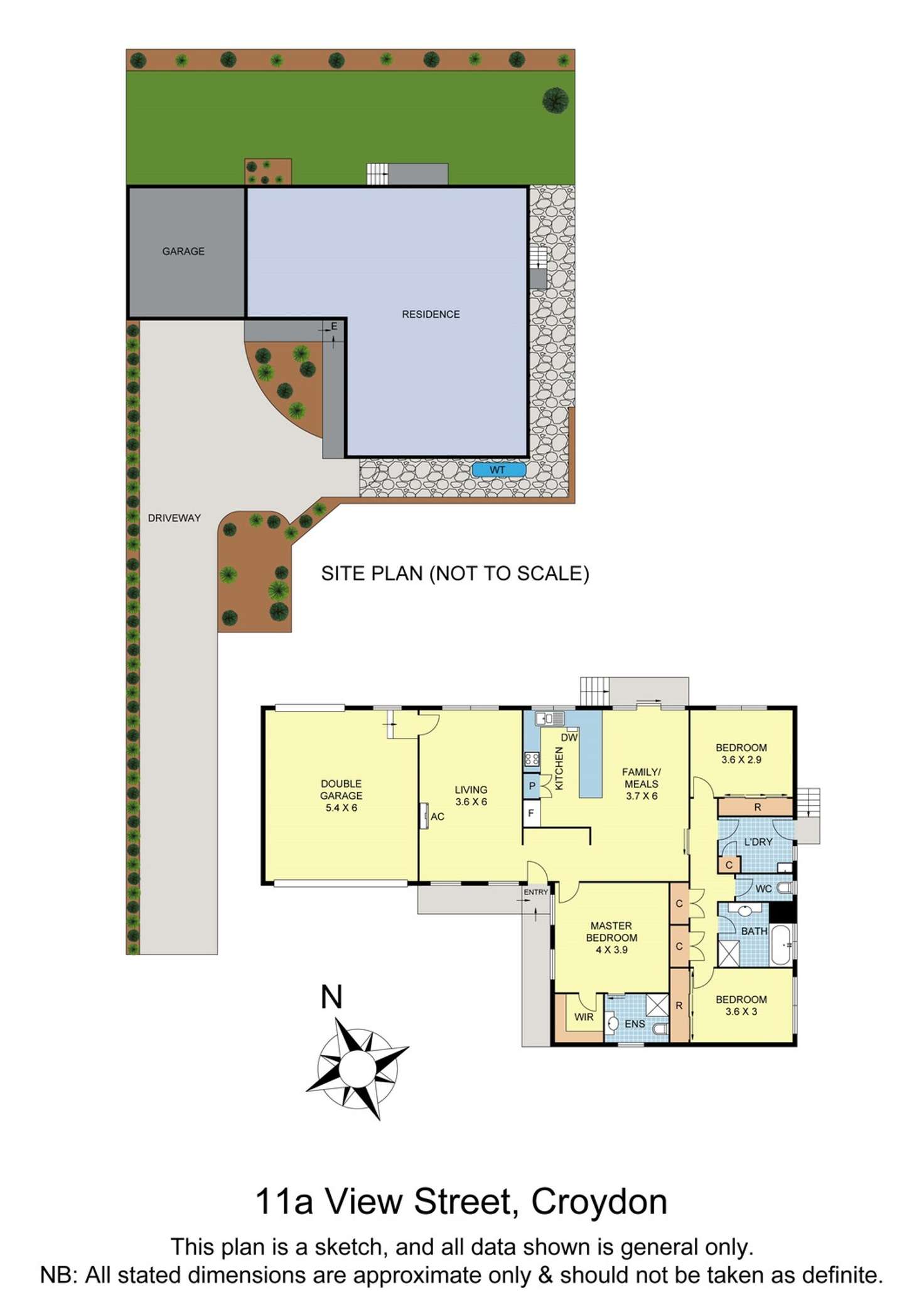 Floorplan of Homely house listing, 11a View Street, Croydon VIC 3136