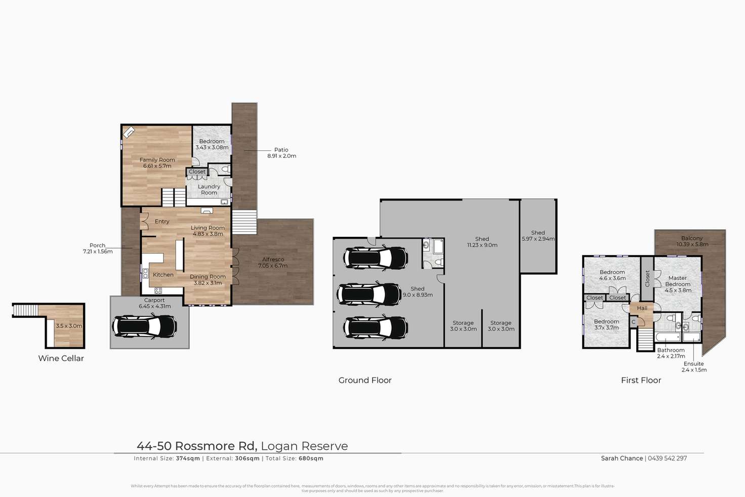 Floorplan of Homely house listing, 44-50 Rossmore Road, Logan Reserve QLD 4133