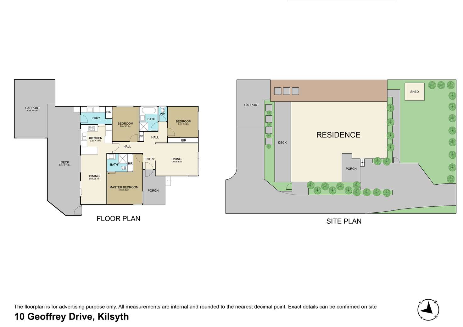 Floorplan of Homely house listing, 10 Geoffrey Drive, Kilsyth VIC 3137