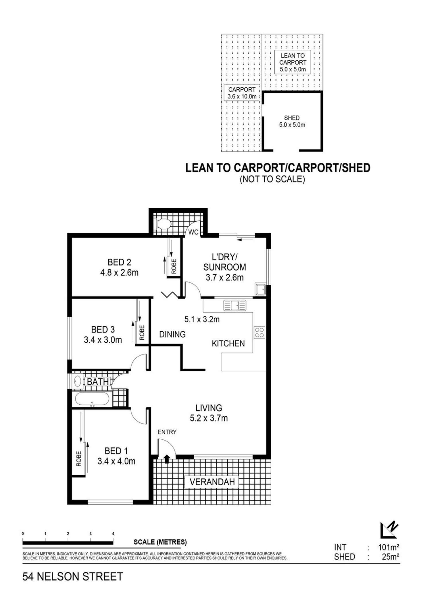 Floorplan of Homely house listing, 54 Nelson Street, California Gully VIC 3556