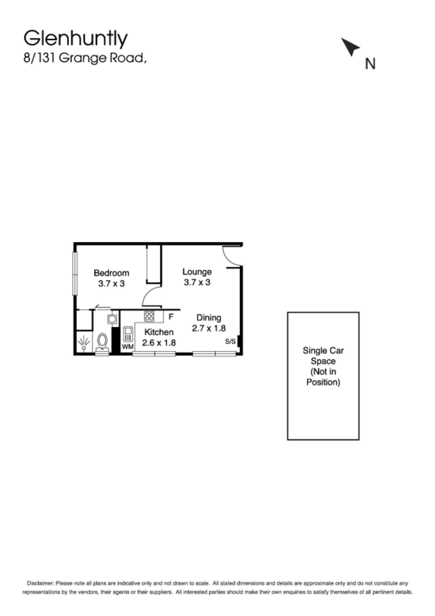Floorplan of Homely apartment listing, 8/131 Grange Road, Glen Huntly VIC 3163