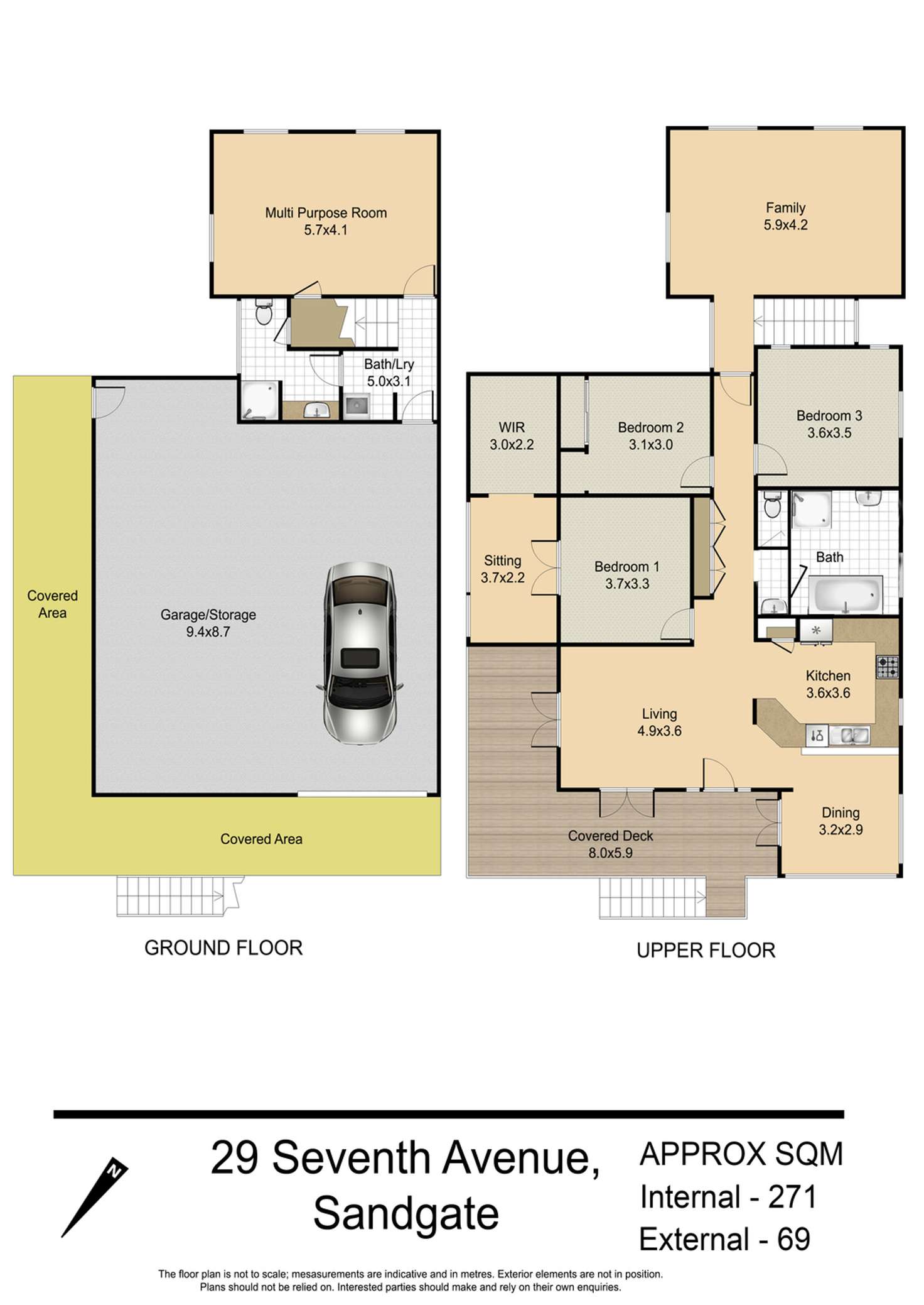 Floorplan of Homely house listing, 29 Seventh Avenue, Sandgate QLD 4017