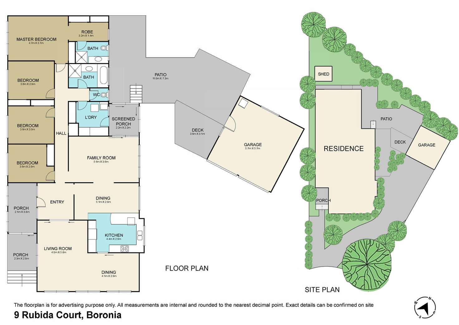 Floorplan of Homely house listing, 9 Rubida Court, Boronia VIC 3155