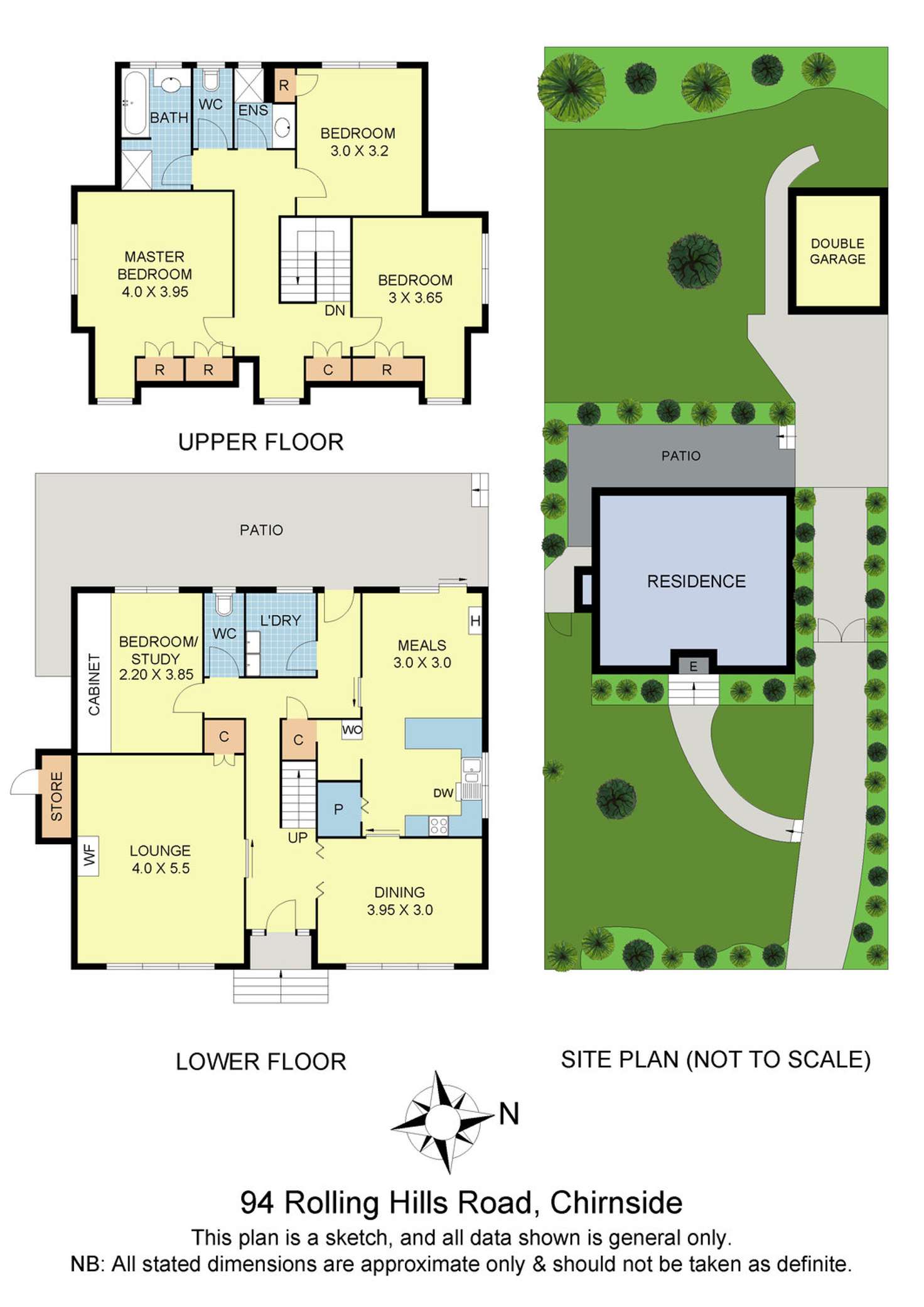 Floorplan of Homely house listing, 94 Rolling Hills Road, Chirnside Park VIC 3116