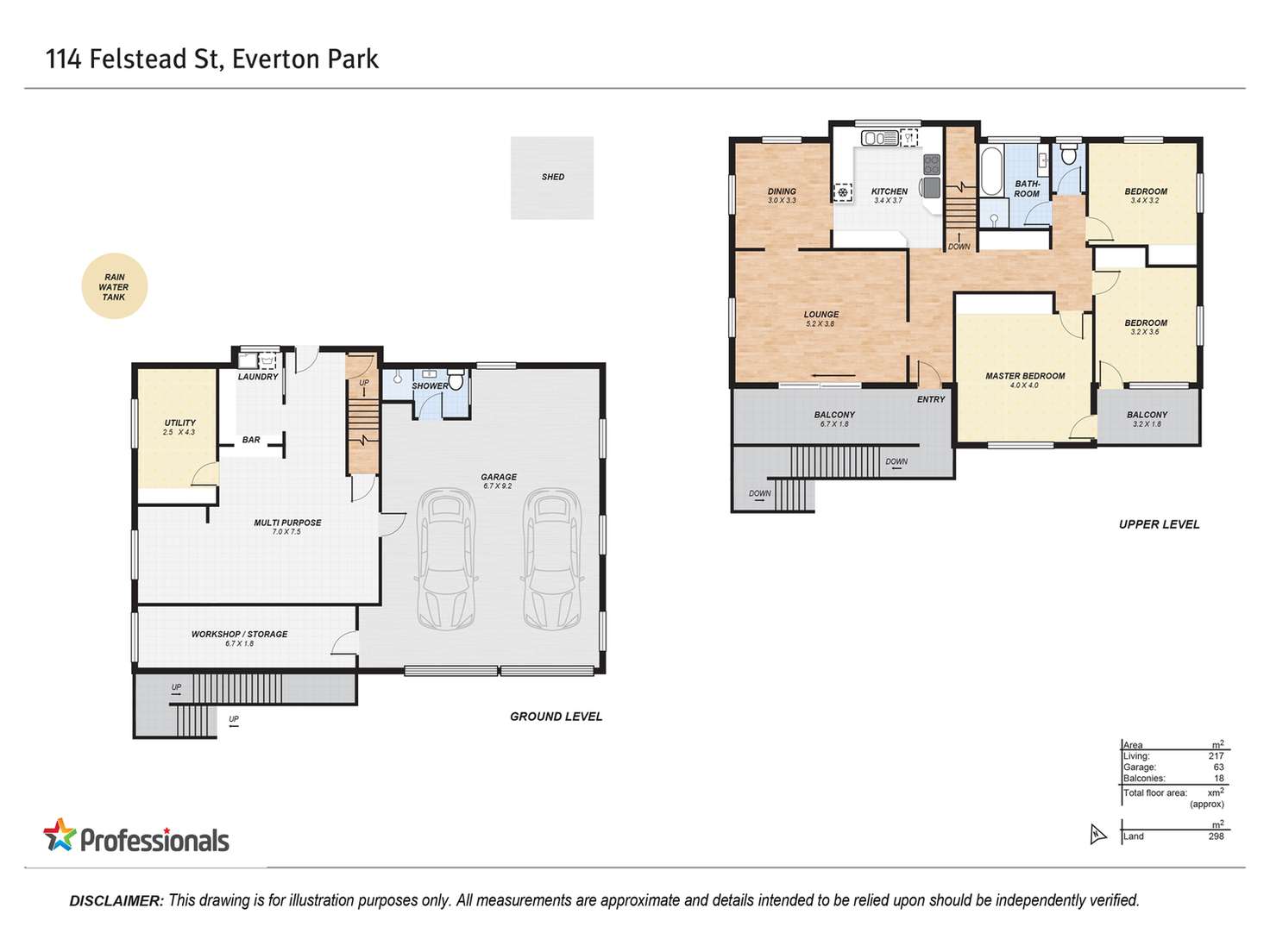 Floorplan of Homely house listing, 114 Felstead Street, Everton Park QLD 4053