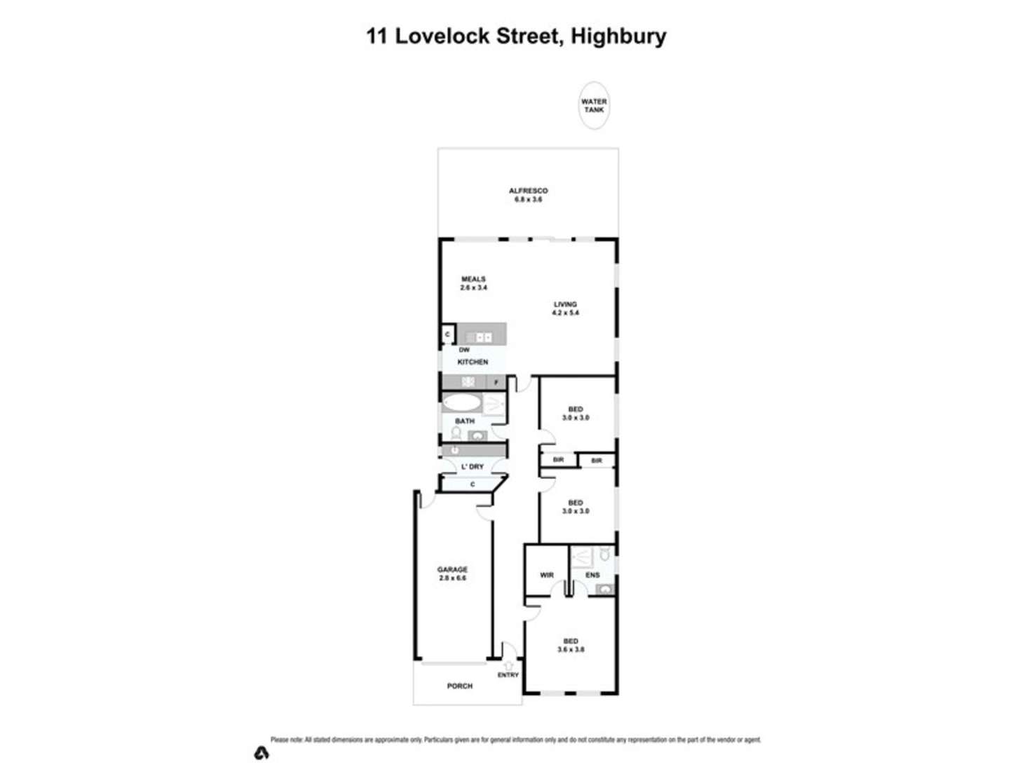 Floorplan of Homely house listing, 11A & 11B Lovelock Street, Highbury SA 5089