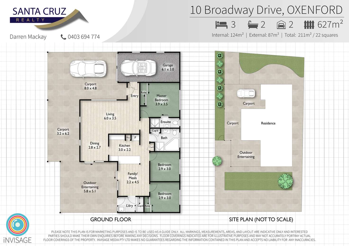 Floorplan of Homely house listing, 10 Broadway Drive, Oxenford QLD 4210