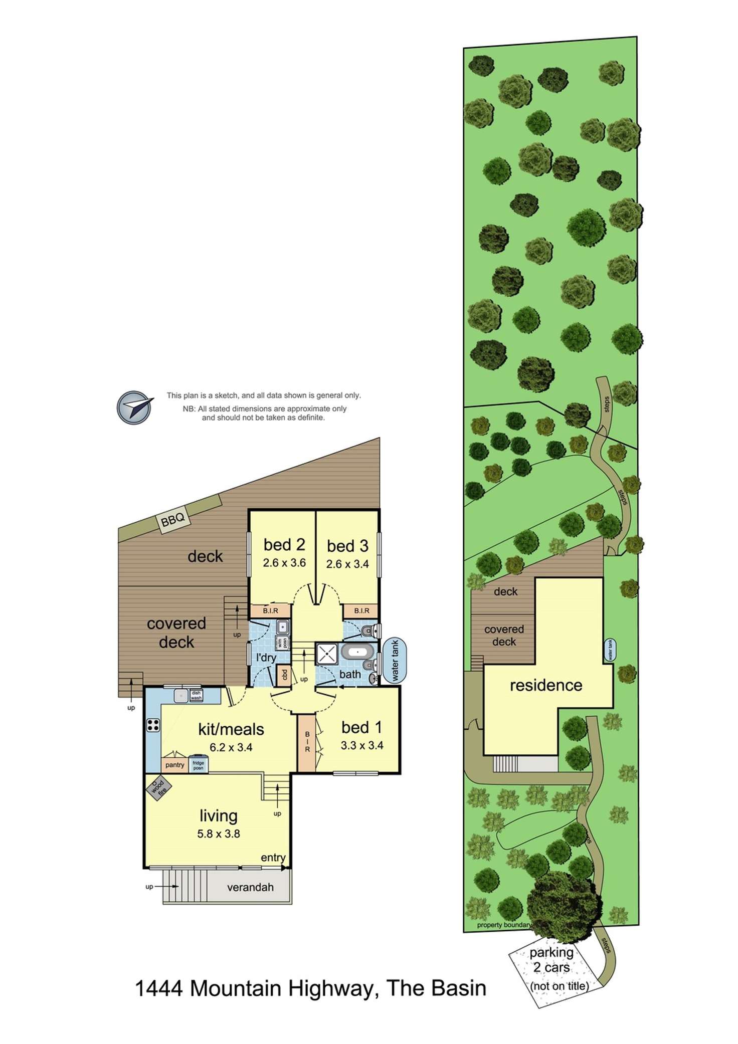 Floorplan of Homely house listing, 1444 Mountain Highway, The Basin VIC 3154