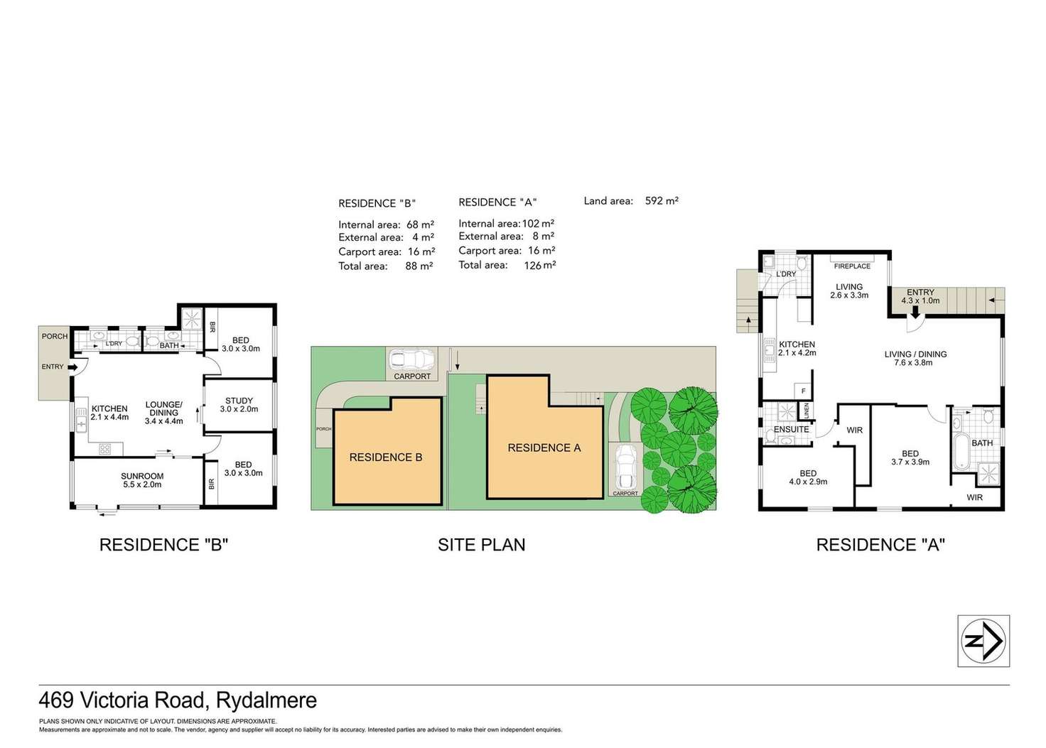 Floorplan of Homely house listing, 469B Victoria Road, Rydalmere NSW 2116