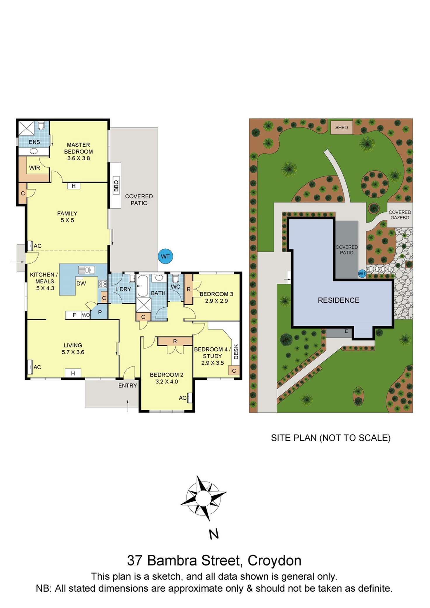 Floorplan of Homely house listing, 37 Bambra Street, Croydon VIC 3136