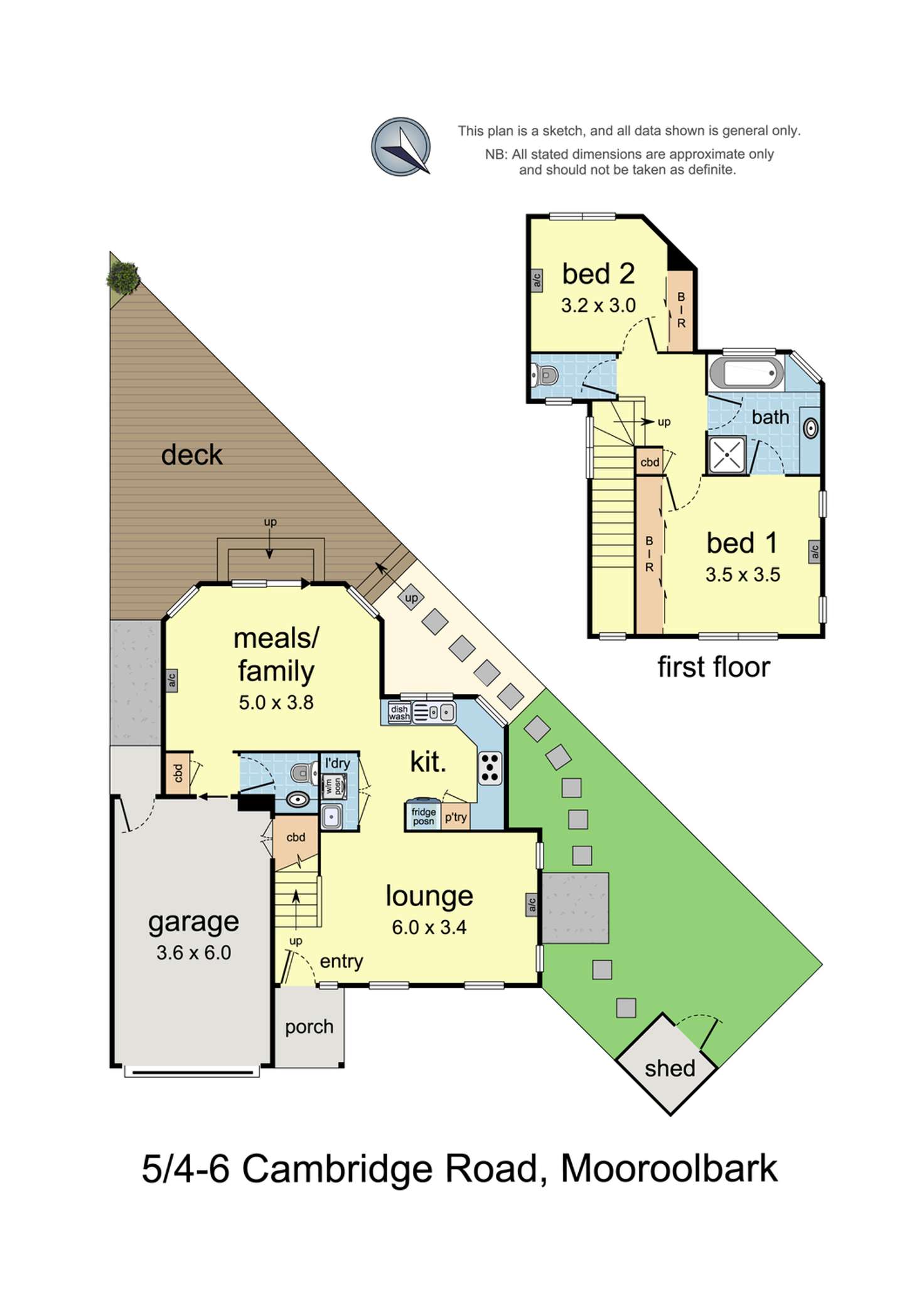 Floorplan of Homely townhouse listing, 5/4-6 Cambridge Road, Mooroolbark VIC 3138