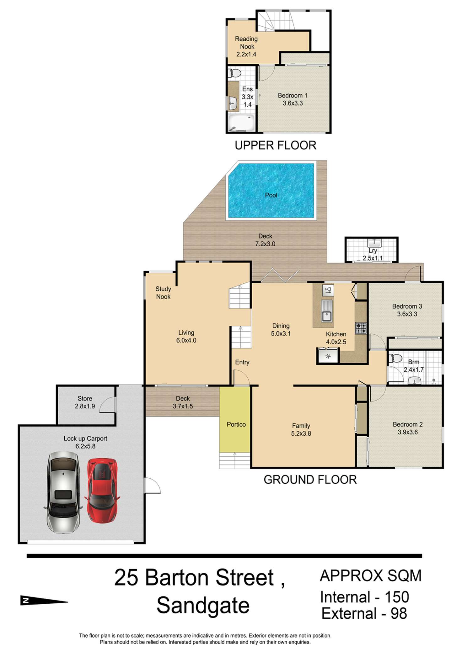 Floorplan of Homely house listing, 25 Barton Street, Sandgate QLD 4017