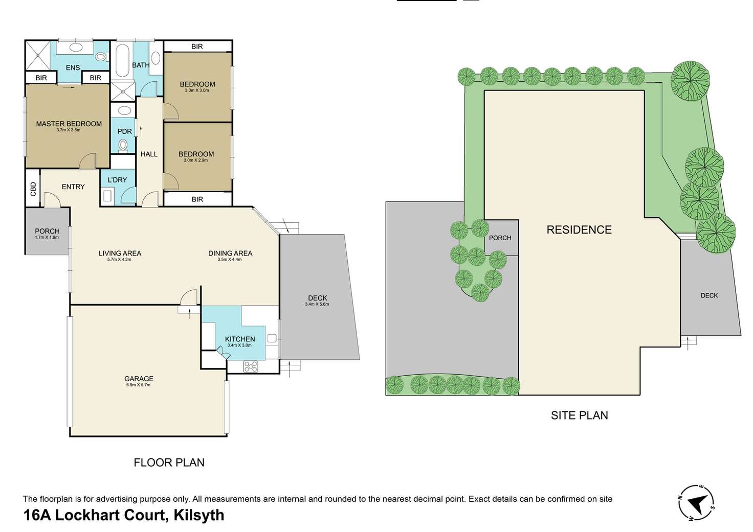 Floorplan of Homely house listing, 16A Lockhart Court, Kilsyth VIC 3137