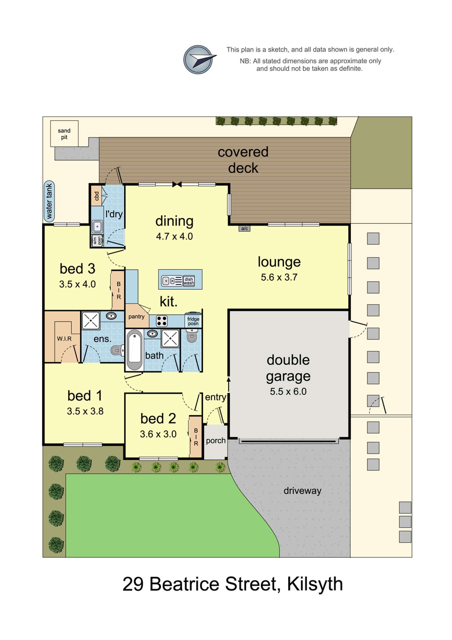 Floorplan of Homely house listing, 29 Beatrice Street, Kilsyth VIC 3137