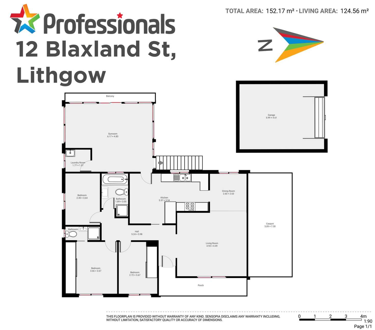 Floorplan of Homely house listing, 12 Blaxland Street, Lithgow NSW 2790