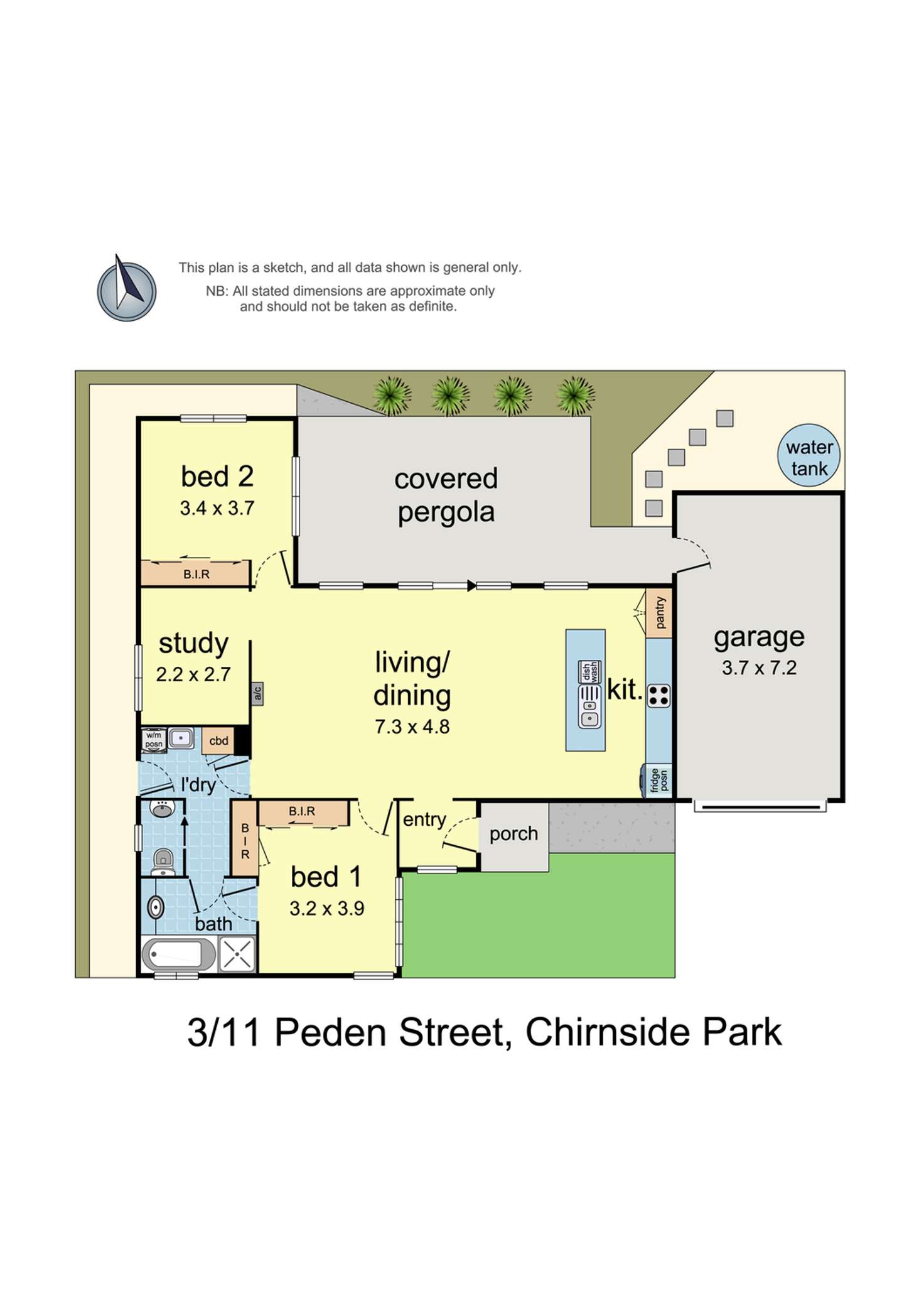 Floorplan of Homely unit listing, 3/11 Peden Street, Chirnside Park VIC 3116