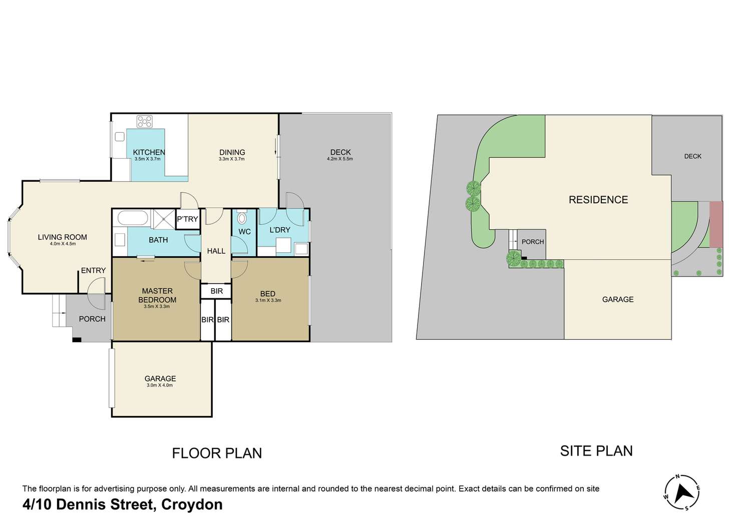 Floorplan of Homely unit listing, 4/10 Dennis Street, Croydon VIC 3136