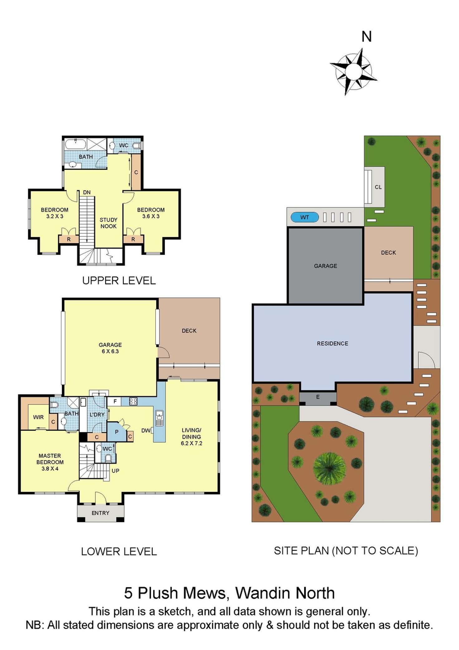 Floorplan of Homely house listing, 5 Plush Mews, Wandin North VIC 3139