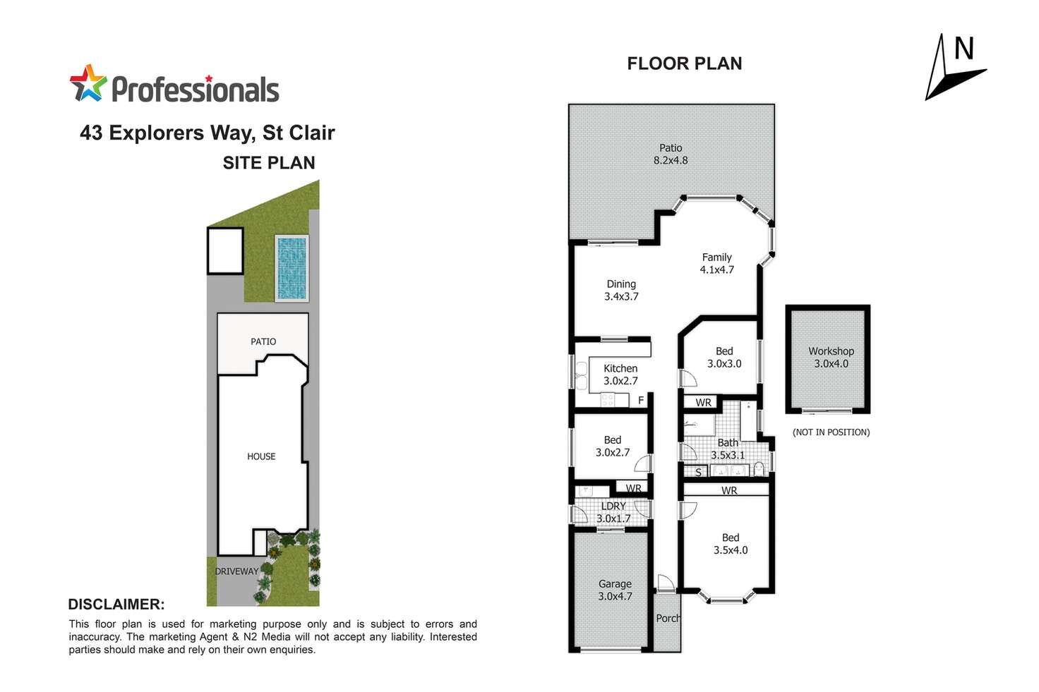 Floorplan of Homely house listing, 43 Explorers Way, St Clair NSW 2759