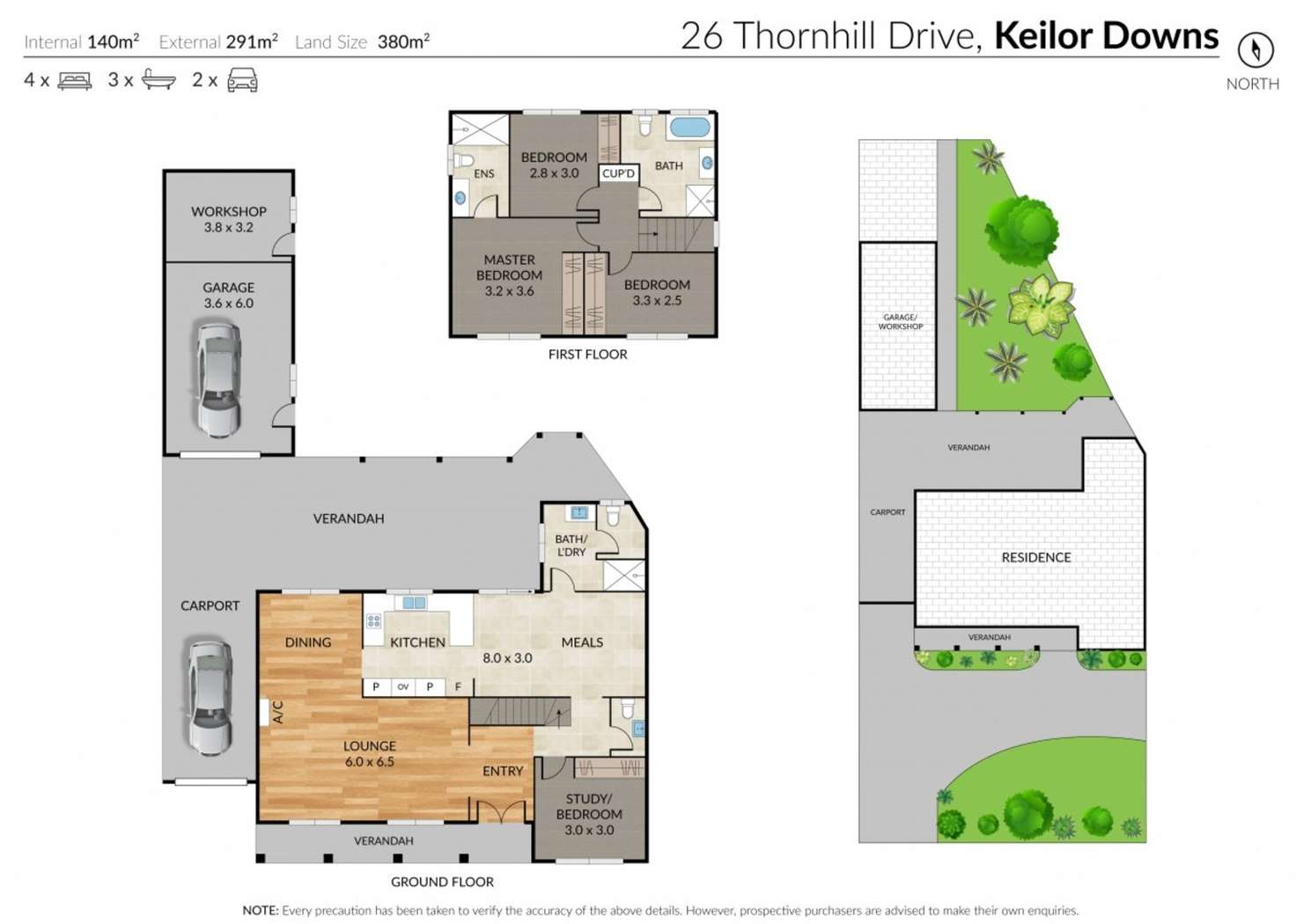 Floorplan of Homely house listing, 26 Thornhill Drive, Keilor Downs VIC 3038