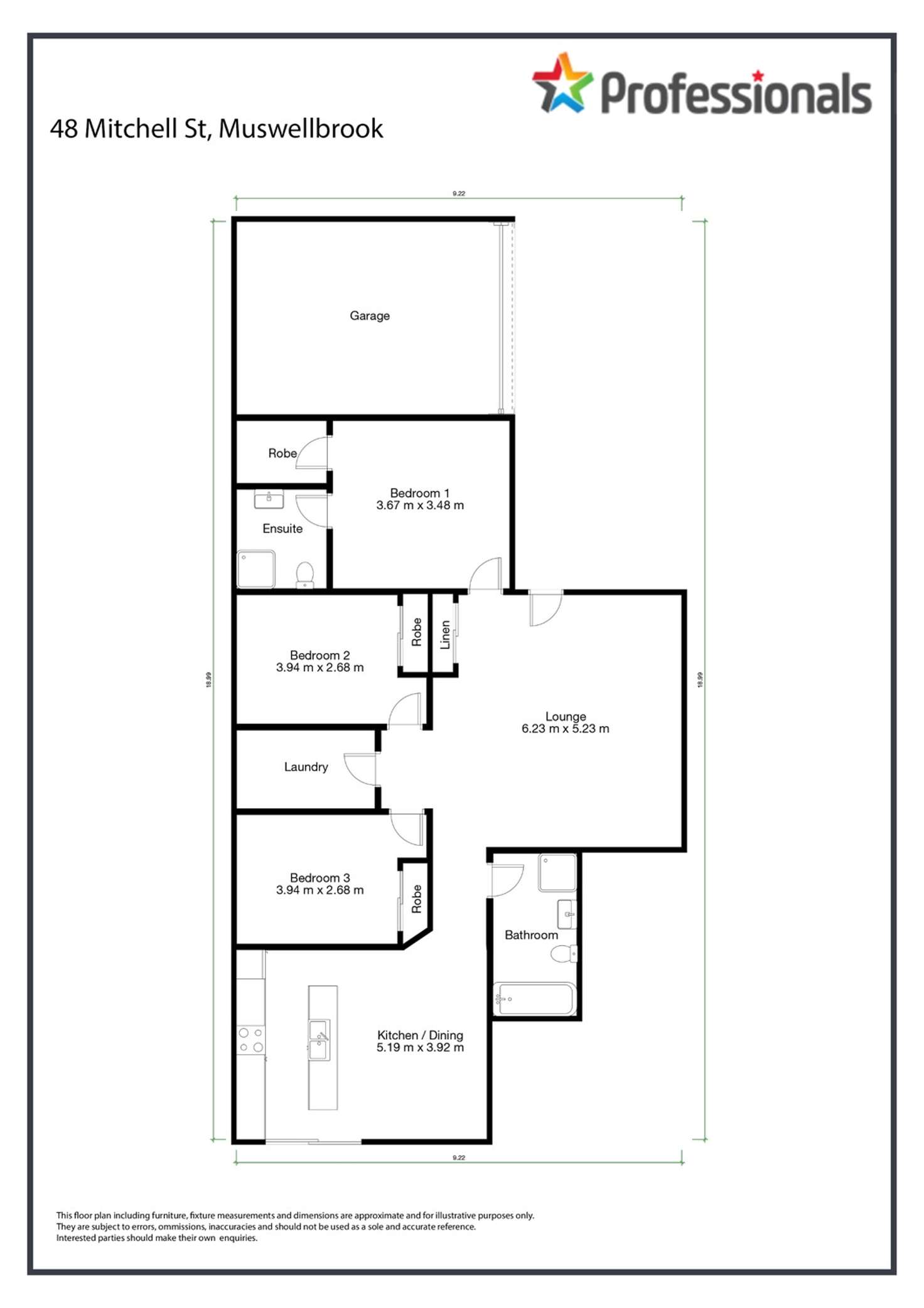 Floorplan of Homely house listing, 48 Mitchell Street, Muswellbrook NSW 2333