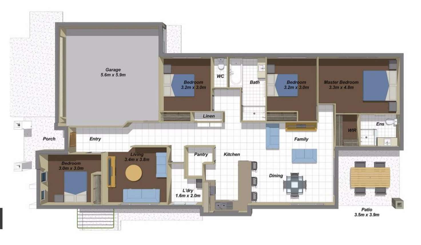 Floorplan of Homely house listing, 32 Scott Young Drive, Coomera QLD 4209