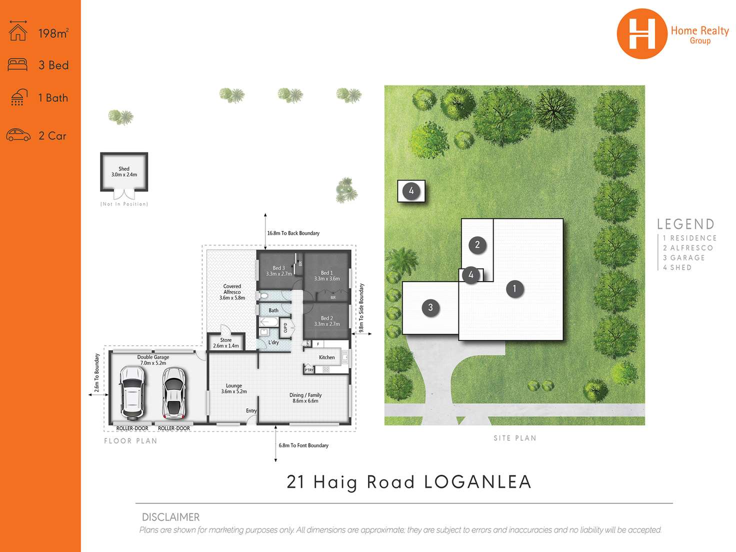 Floorplan of Homely house listing, 21 Haig Road, Loganlea QLD 4131