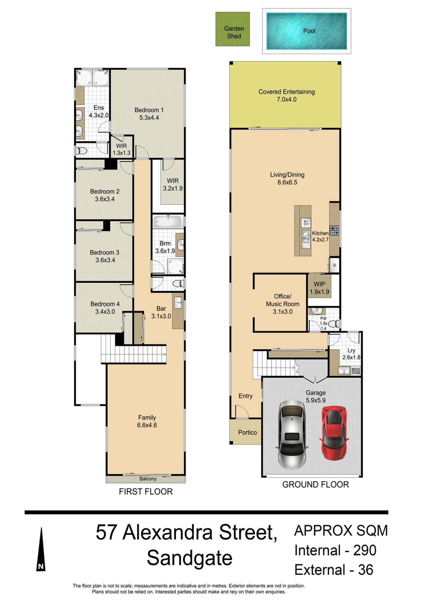 Floorplan of Homely house listing, 57 Alexandra Street, Sandgate QLD 4017