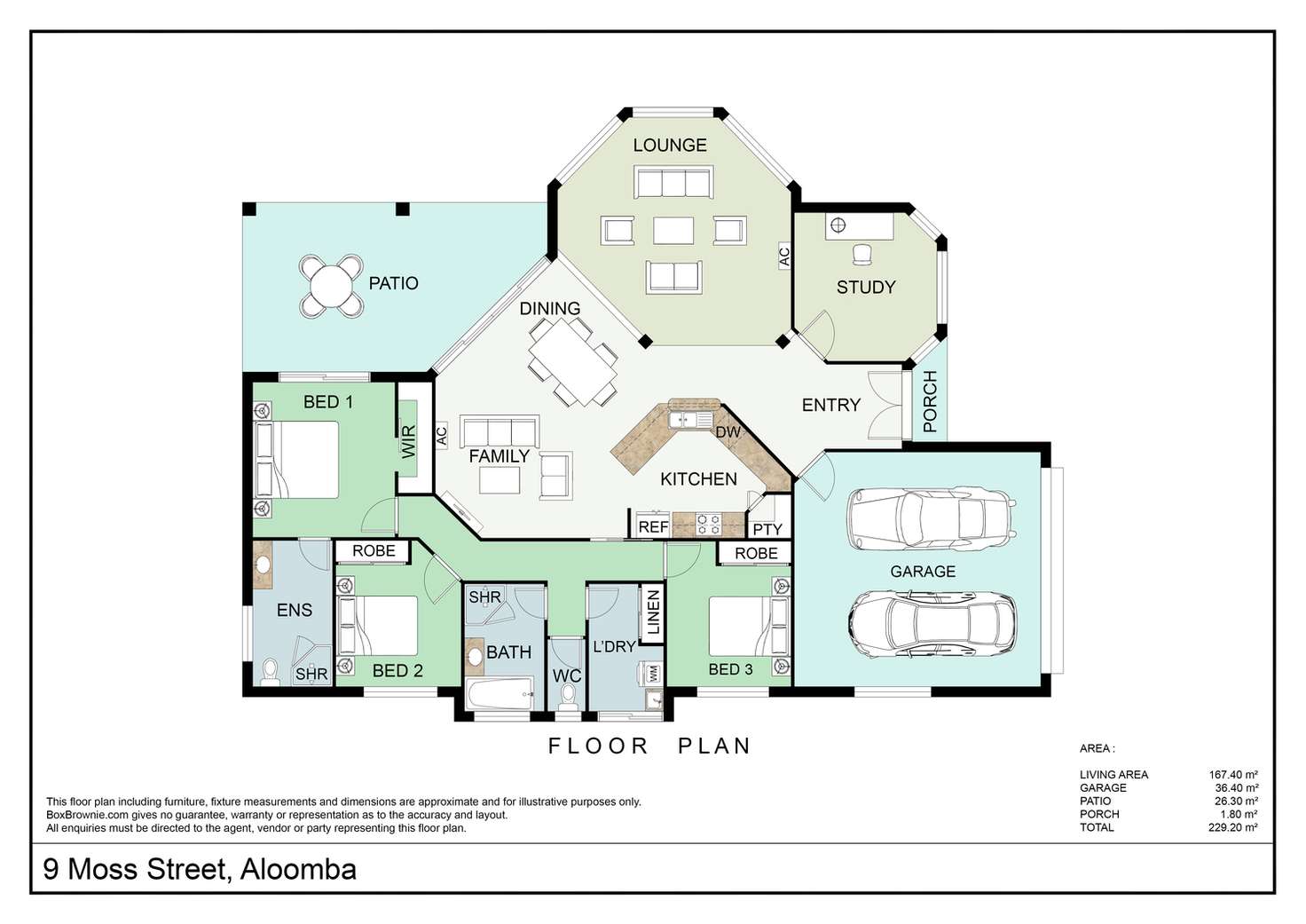 Floorplan of Homely house listing, 9 Moss Street, Aloomba QLD 4871