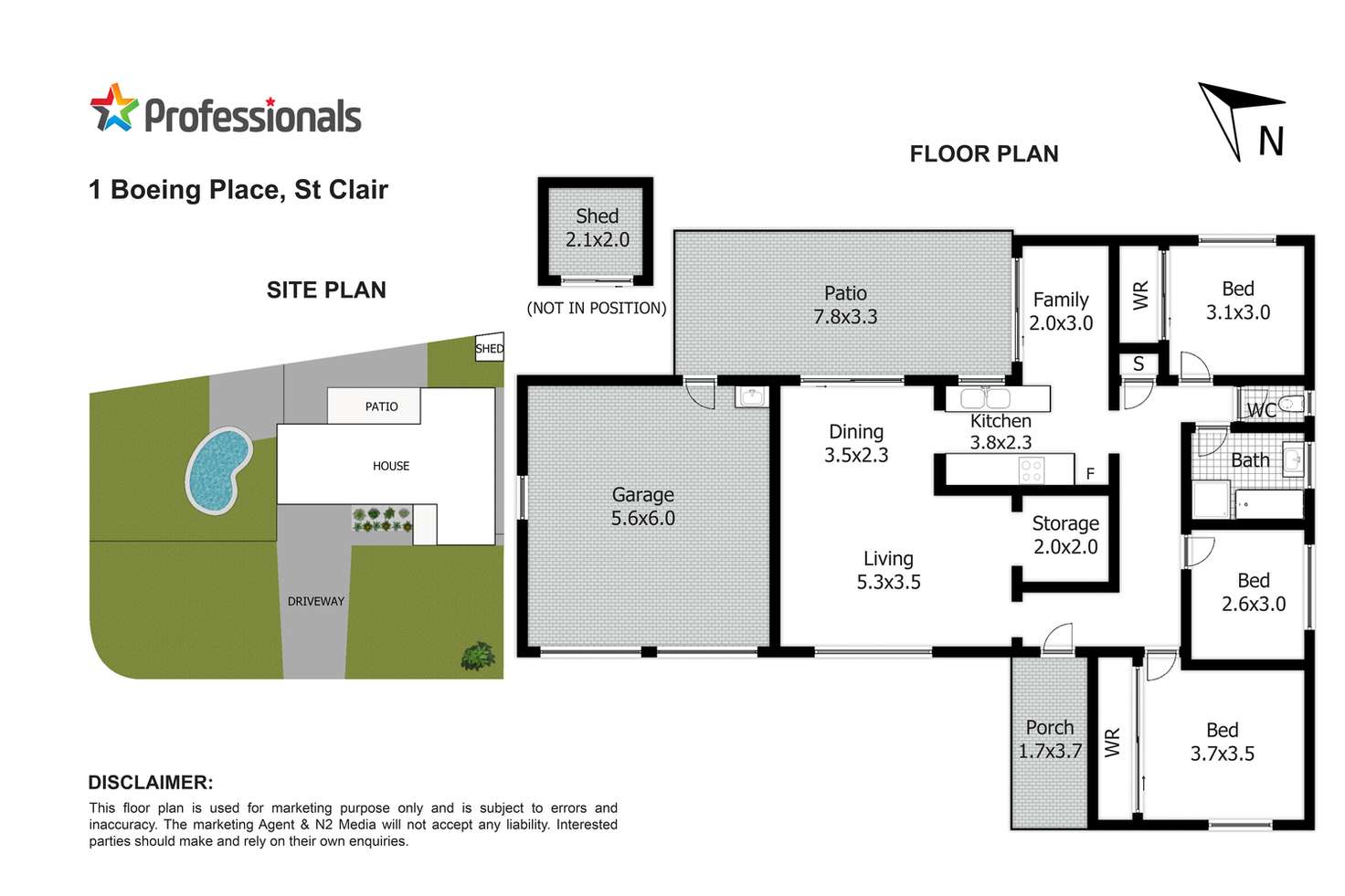 Floorplan of Homely house listing, 1 Boeing Place, St Clair NSW 2759