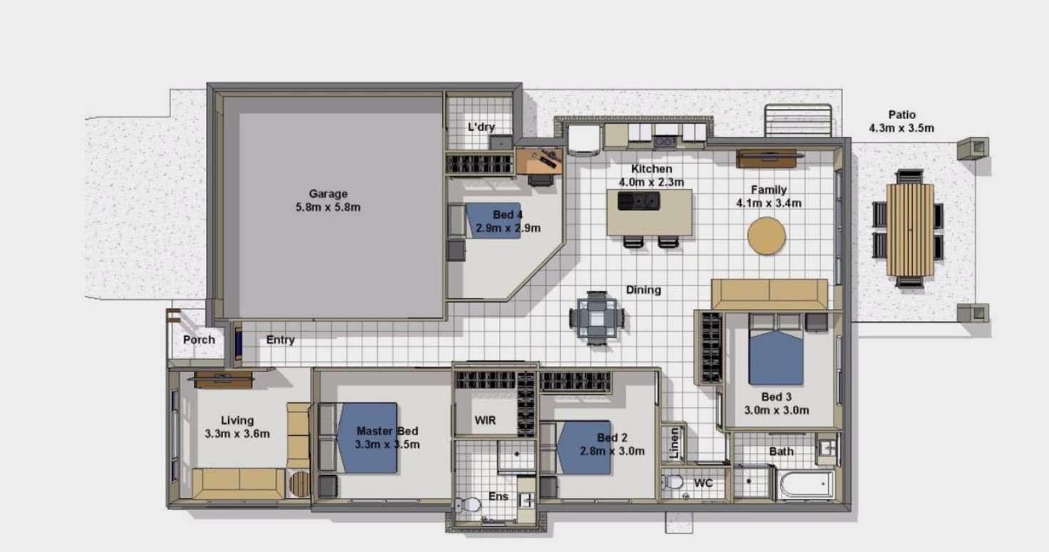 Floorplan of Homely house listing, 73 Woodrose Circuit, Pimpama QLD 4209