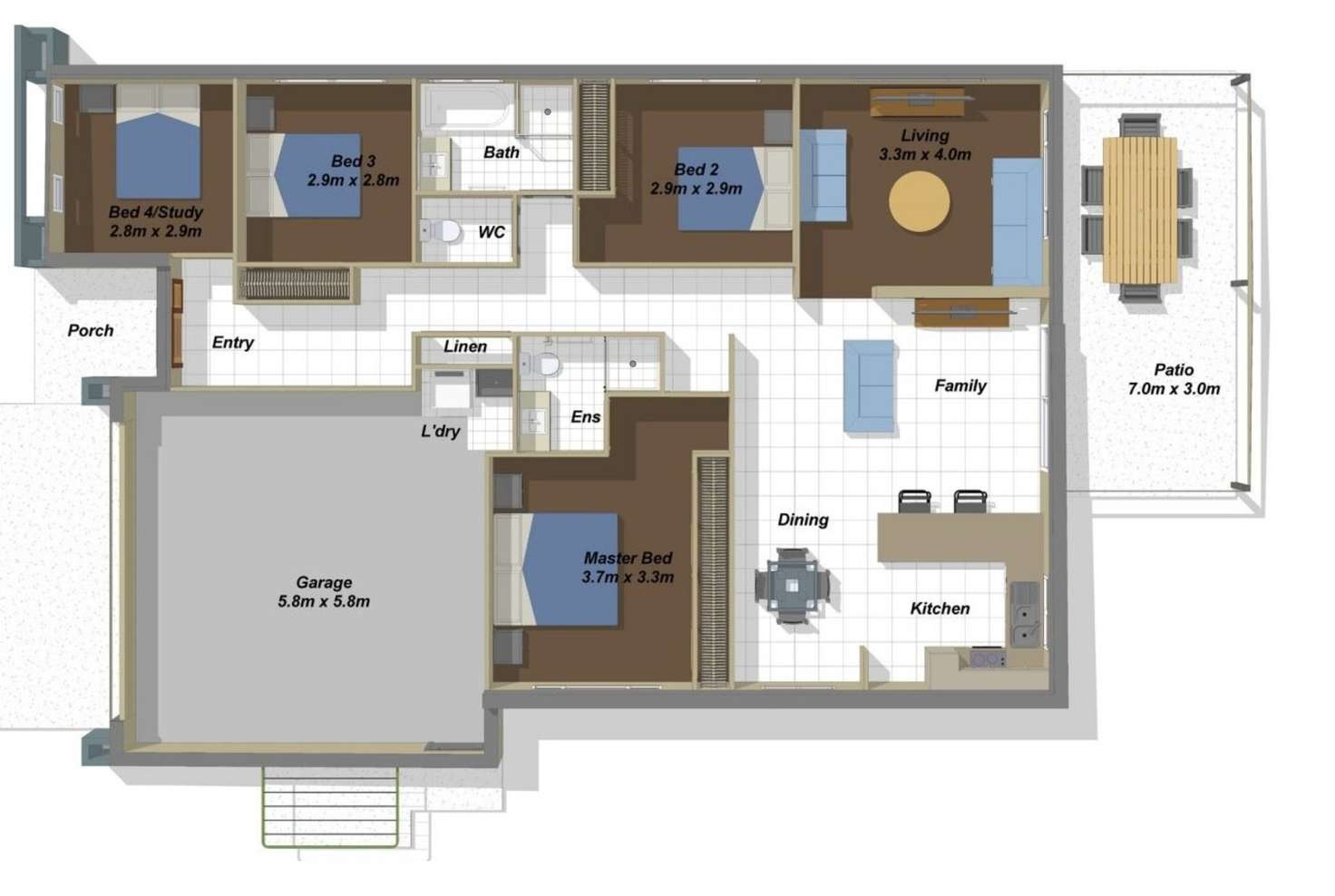 Floorplan of Homely house listing, 17 Firestone Avenue, Pimpama QLD 4209