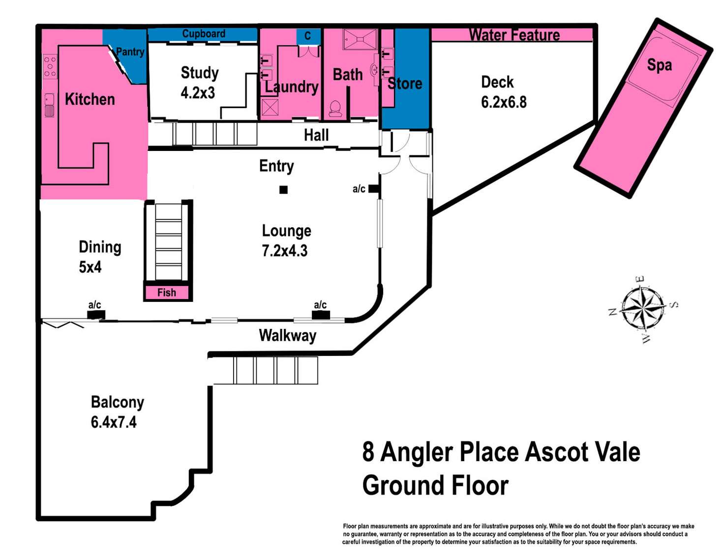 Floorplan of Homely house listing, 8 Angler Parade, Ascot Vale VIC 3032