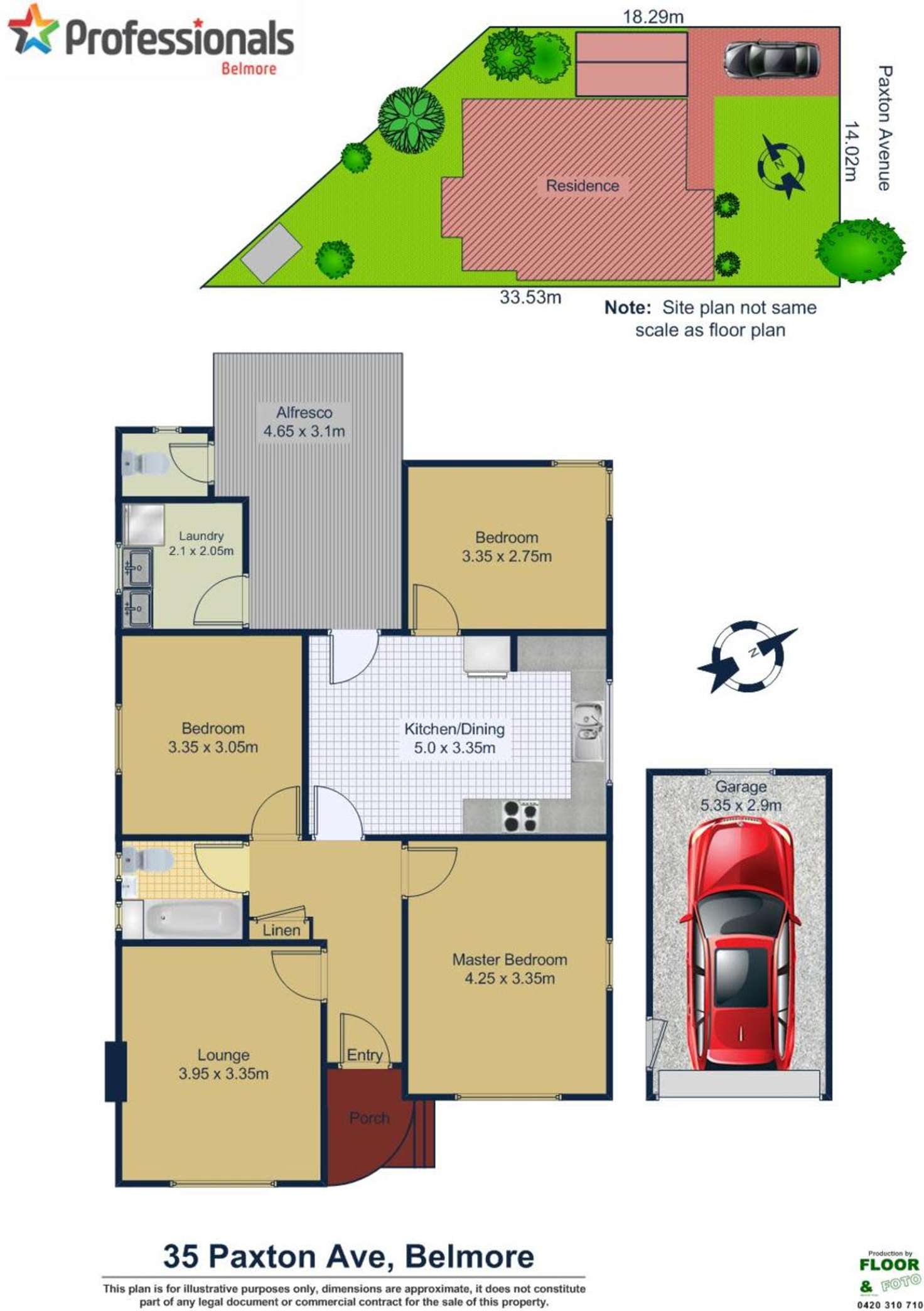 Floorplan of Homely house listing, 35 Paxton Avenue, Belmore NSW 2192