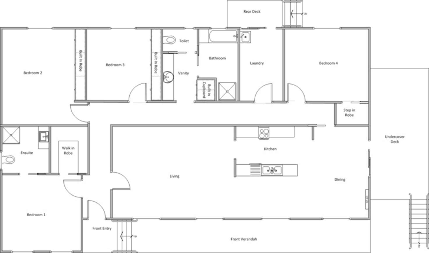Floorplan of Homely house listing, 1 Mary Street, Edithburgh SA 5583