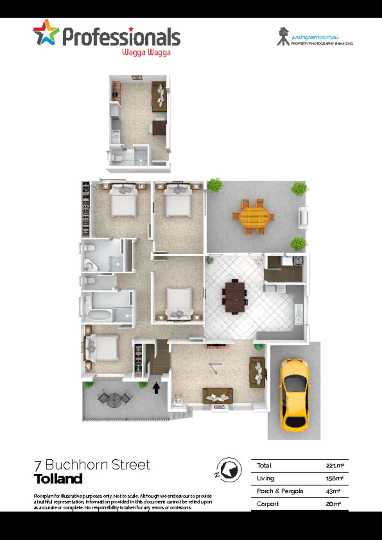 Floorplan of Homely house listing, 7 Buchhorn Street, Tolland NSW 2650