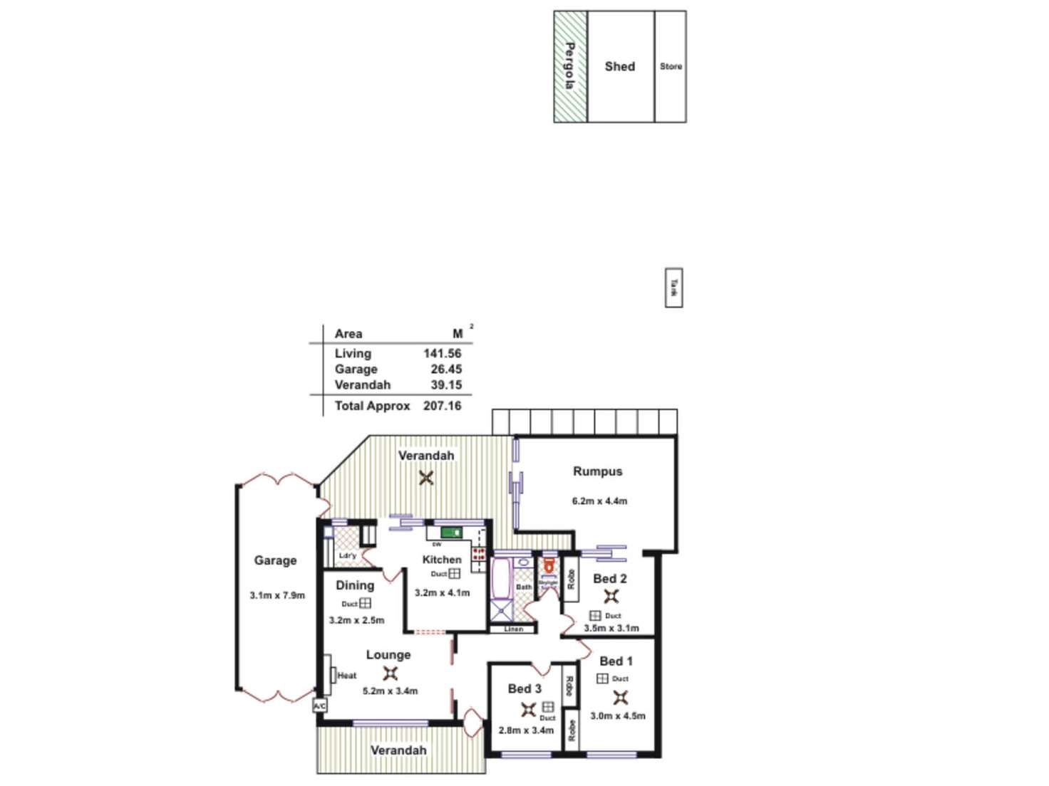 Floorplan of Homely house listing, 9 Coventry Drive, Athelstone SA 5076