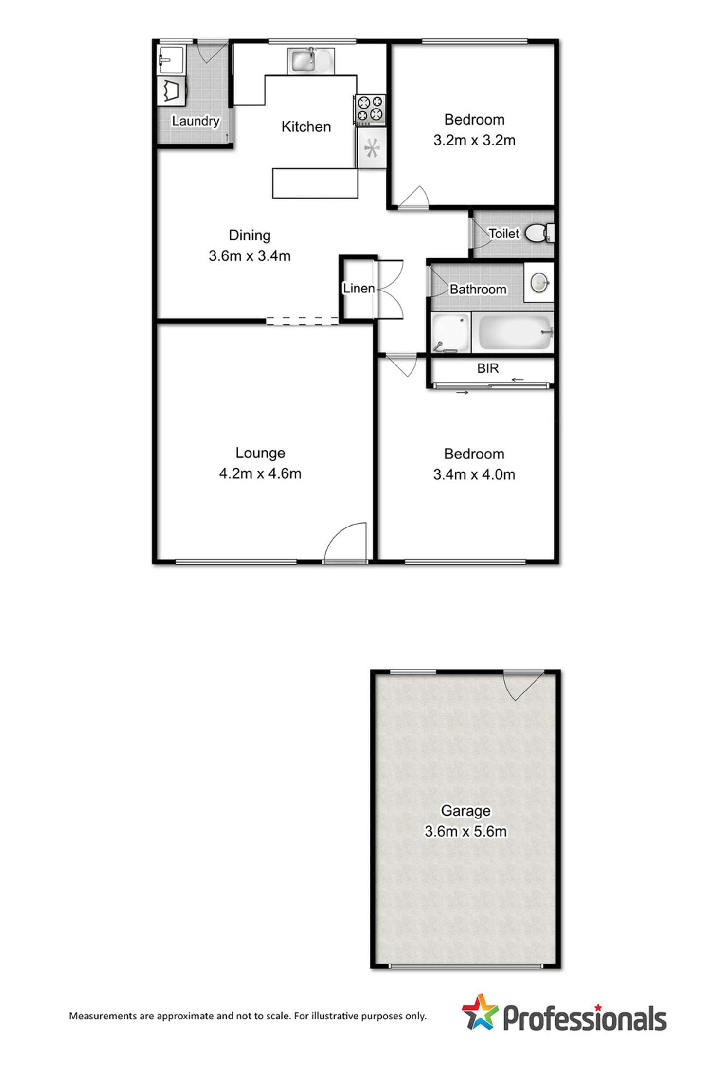 Floorplan of Homely villa listing, 4/8 Reilly Street, Liverpool NSW 2170